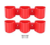 Sunicon Battery Holders, Battery Holders for M12 Battery Tool Storage Holders with Battery Slots Wall Mount 12V Battery Storage Racks