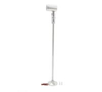 Sunicon Cabinet Spotlight, DC 12V 1W Aluminum Alloy Rotatable Small Standing LED Accent Light Display Lighting for Jewelry Showcase (White Light)