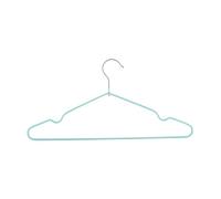 Sunicon Clothes Hanger, Space Saving Stainless Steel Hangers Plastic Coated Wire Hanger with Non Slip Notch for Coat, Shirt, Dress, Pants (Green)