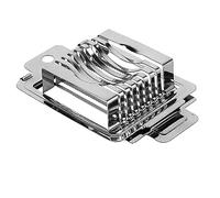 Sunicon Egg Slicer for Hard Boiled Eggs,Stainless Steel Wire Multipurpose Egg Slicer Soft Fruit Mushroom Slicer Heavy Duty Aluminium Egg Cutter for Strawberry Kiwi Bananas (Serrated Blade)