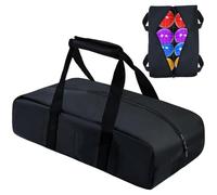 Sunicon French bowling set portable bag,oxford cloth material，stores 8 rolling balls,suitable for outdoor areas such as lawns, beaches