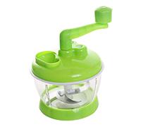 Sunicon Manual Food Chopper, Kitchen Food processes Hand Crank Food Processor, Superior Stainless Steel Blades, Portable Food Meat Mixer for Kitchen Restaurant