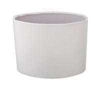 Sunicon Oval Lamp Shade, Modern Simple Fabric Bulb Guard Shade E27 E14 Socket Clip on Lamp Shade for Home Office Living Room Bedroom(White)