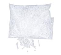 Sunicon Pipette Tips, PP Plastic Transparent Universal Liquid Pipette Filter Tip Autoclavable for Laboratory (1000PCS 3.2cm 10ul)