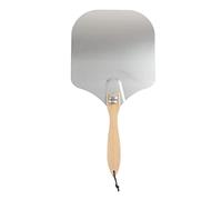 Sunicon Pizza Peel, 12 Inch Aluminum Metal Pizza Peel with Oak Handle, Foldable Pizza Peel Pizza Spatula Paddle Pizza Spatula for Oven,Baking Homemade Pizza Bread (Primary Color)