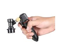 Sunicon Portable Keg Charger,CO2 Injector Draft Beer Dispenser Ball Lock for Homebrew Soda Valve (Black)