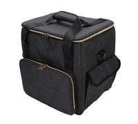 Sunicon Record case, Portable Shoulder Bag, can Hold 12 inch 45 RPM Records, with Thickened Padding at The Bottom, Suitable for Rare Records