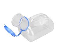 Sunicon Urinals for Men 1000ml, Plastic Pee Bottles for Men, Male Urinals, Pee Container Men with Lid, Transparent Plastic Urine Container for Elderly Disabler Travelers
