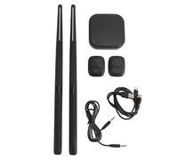 SuniconElectric Air Drum Set, Portable Virtual Reality Drum Kit 3D Motion Sensing Electronic Drum Air Drum Rock Beat Rhythm Stick Percussion Instrument Tool with Sticks Pedals (Black)