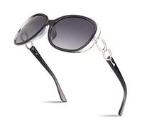 Sunier Polarised Sunglasses Womens Trendy Oversized Ladies Shades UV400 Protection Retro CAT3 Sun Glasses