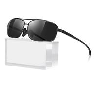 Sunier Sunglasses Mens Polarised,Ultralight Al-Mg Mens Shades with Spring Hinges,UV400 Protection Fishing Driving Sun Glasses