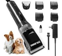 Sunifier Professional Dog Grooming Clippers for Thick Coat - Dog Hair Trimmer for Grooming- Sheep Shears for Thick Hair - Pet Grooming Clippers for Dogs, Cats, Sheeps, Horse (Black)
