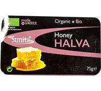Sunita Organic Honey Halva Sesame Snack - Natural Protein Source - Vegetarian Friendly - 75g
