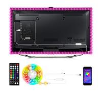 Sunity 5m TV LED Backlight, USB Led Strip Light for TV of 55 60 65 72 75 82 inch, APP Control and No Interference with Your TV's Remote