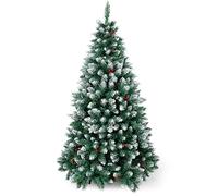 SunJas Artificial Christmas Tree Pine Material PVC (120cm, 390pints)