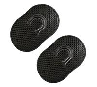 Sunjiyan 2 Packs Pocket Combs, Shampoo Comb, Massage Hair Brush Comb, Scalp Massage Brush Comb, Wave Brush, Palm Shaped Hair Brush (Black)