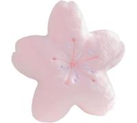 Sunjiyan Lovely Cherry Blossom Plush Cushion - Perfect for Bedroom, Balcony, Living Room, Sofa, Armchair or Car (Pink) (7x7", Pink)