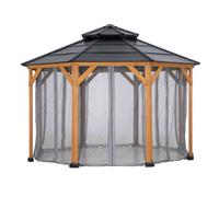 Sunjoy Netting For Wooden Gazebo -395Cm X 395Cm, Suitable For A102007903