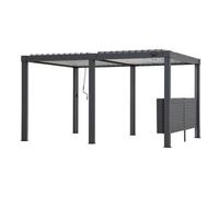 Sunjoy Replacement Bar For Louvered Pergola, 3M Side (Powder Coated)