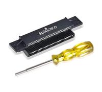 Sunjoyco 72 Pin Replacement Connector Cartridge Slot and 3.8mm Screwdriver Bit for Nintendo NES 8 Bit System - Repair Part Orange 72 Pin Connector+3.8mm Screwdriver