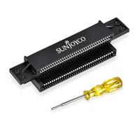 SUNJOYCO NES 72 Pin Connector Replacement with 3.8mm Gamebit Screwdriver | NES Pin Connector Compatible with Original Nintendo Entertainment System (NES-001) - NES Cartridge Slot Replacement Part