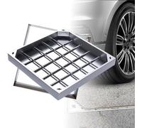 Sunk Manhole Cover & Frame Flush Invisible Design for Drainage Basins Perfect for Pavers Patios Driveways and Walkways -& Stylish Solution