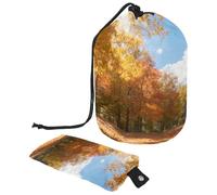 Sunken Garden Pathway Compact Hanging Toiletry Bag with Clear PVC Pockets