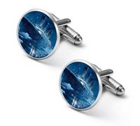 Sunken Titanic Ship Men's Cufflinks Tuxedo Cuff Links Shirt Tie Decor for Business Weddings