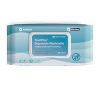 SUNKISS Trustplus Wet Wipes for Adult, Extra Thick 20 x 30 cm Body Cleaning Wipes with Aloe for Incontinence & Cleansing, Fresh Scent, 50 Count