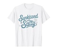 Sunkissed and Salty Beach Summer Coastal Vibes Vacation Tee T-Shirt