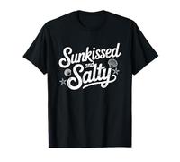 Sunkissed and Salty Beach Summer Coastal Vibes Vacation Tee T-Shirt