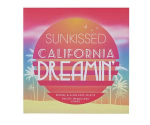 Sunkissed California Dreaming Bronze & Glow Face Palette - Bronzer, Contour, Highlighter, Blusher