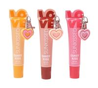 Sunkissed Candy Kiss Lip Oil, Glossy Finish, Mandarin, Strawberry and Vanilla, Vegan, 15ml 1PC