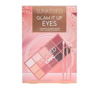 Sunkissed Glam It Up Eyes - 15 x 1.74g Eyeshadow, 3 x Eye Makeup Brushes