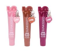 Sunkissed Love Glaze Lip Gloss, High-Shine Glazed Finish, Vegan, 15ml 1PC