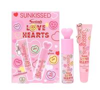 Sunkissed x Love Hearts Lip Gloss & Conditioner Lip Duo Gift Set Cherry