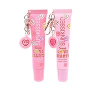 Sunkissed x Swizzels Love Hearts Lip Gloss, Cherry and Sweet Candy, Vegan, 16ml 1PC