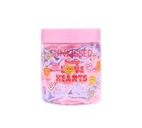 Sunkissed x Love Hearts Soap & Scrub Whipped Body Cleanser Blackcurrant 250g