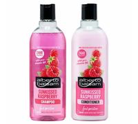 Sunkissed Raspberry Shampoo & Conditioner Set 300ml Each | 24HR Fragrance | Pro-Vitamin B5 | Soft Shiny Hair Care for All Hair Types