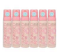 Sunkissed Self Tan Mousse Medium Coconut Fragrance 200ml x 6