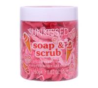 Sunkissed Soap & Scrub Whip Strawberry Swirl Body Cleanser 250g