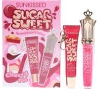 Sunkissed Sugar Sweet Cherry Pie Lip Duo, Lip Gloss and Lip Conditioner Set, Vegan, High-Shine Finish