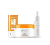 Sunkissed Summer Bundle, SPF 50+ Invisible Sun Stick, Sun Butter, and SPF 6 Bronzing Oil