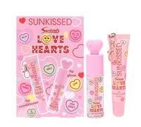 Sunkissed x Love Hearts Lip Gloss & Conditioner Lip Duo Gift Set Cherry
