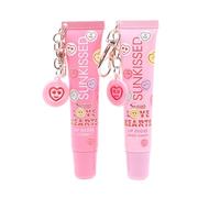 Sunkissed x Swizzels Love Hearts Lip Gloss, Cherry and Sweet Candy, Vegan, 16ml 1PC