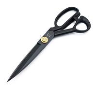 SUNLAND Cashmere Woollens Fabric Scissors Professional Tailor Scissors Sewing Black Large Shears (10 Inch)