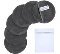 SUNLAND Reusable Makeup Remover Pads for Face,Eyes,Lips Microfiber Face Cleansing Gloves Washable Makeup Removal Cloth with Laundry Bag Rounds Pads