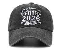 Sunlark Retirement Baseball Cap for Men & Women Retirement Gifts 2026, Adjustable Vintage Retired Hat, Birthday Gift for Dad Grandpa