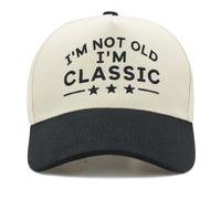 Sunlark Retirement Gift for Men Dad Baseball Cap, I'm Not Old I'm Classic Vintage Grandpa Hat, Fathers Day Birthday Gifts from Daughter Son Wife