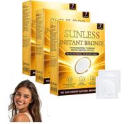 Sunless Instant Bronze Patch, 2026 New Sunless Natural Glow Tanning Microdarts Patches,Tanning Patches,Sun-Free Glow Micro-needle Patch Tanning,Natural Ingredients,Suitable For All Skin Types (3 Box)